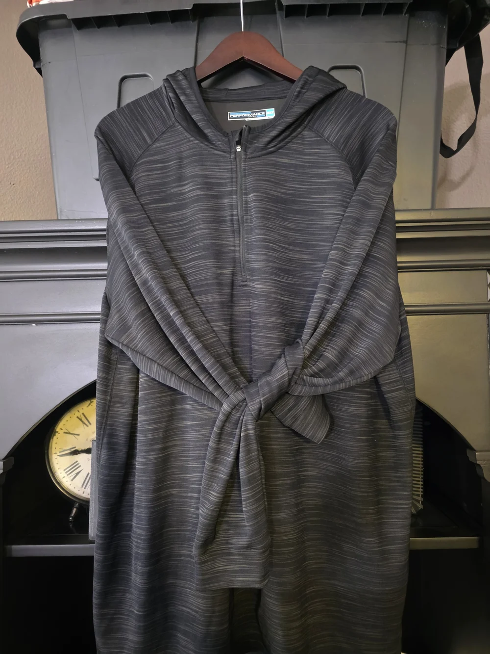 Performance Hooded Jacket - Charcoal Gray
